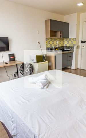 Apartamento à venda com 20m², 1 quarto e sem vaga Apartamento à venda com 20m², 1 quarto e sem vagaSala/Quarto