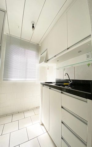 Apartamento à venda com 46m², 2 quartos e 1 vagaCozinha e Área de Serviço