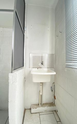 Apartamento à venda com 46m², 2 quartos e 1 vagaCozinha e Área de Serviço
