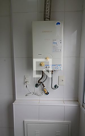 Apartamento à venda com 36m², 1 quarto e 2 vagas Apartamento à venda com 36m², 1 quarto e 2 vagasDetalhe da area de serviço