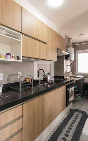 Apartamento à venda com 49m², 2 quartos e 1 vagaCozinha