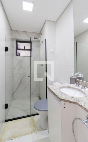 Apartamento à venda com 57m², 2 quartos e 1 vagaBanheiro da Suíte 
