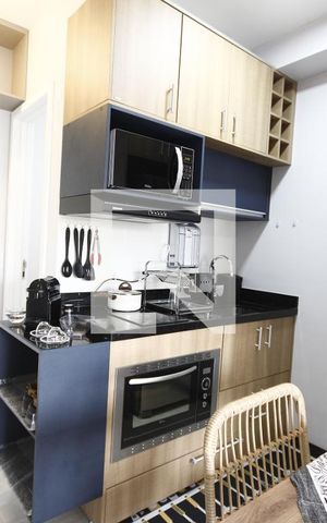 Studio à venda com 25m², 1 quarto e sem vagaCozinha