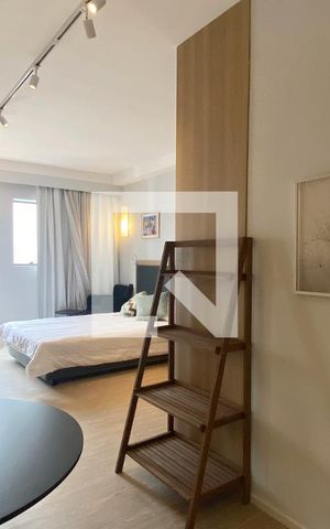 Studio para alugar com 34m², 1 quarto e 1 vagaHall