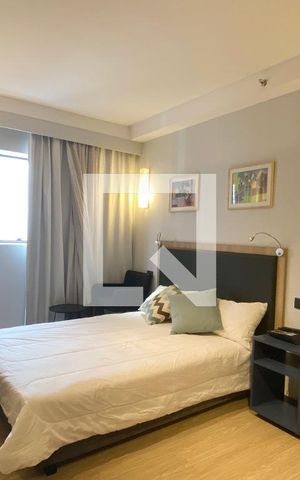 Studio para alugar com 34m², 1 quarto e 1 vagaQuarto