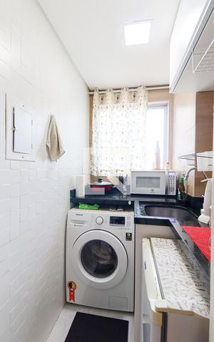 Studio para alugar com 25m², 1 quarto e 1 vaga Studio para alugar com 25m², 1 quarto e 1 vagaCozinha e Área de Serviço