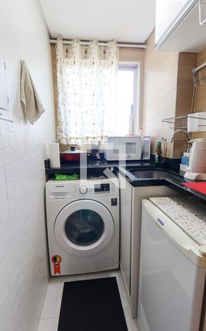 Studio para alugar com 25m², 1 quarto e 1 vaga Studio para alugar com 25m², 1 quarto e 1 vagaCozinha e Área de Serviço