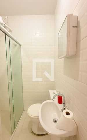 Apartamento para alugar com 25m², 1 quarto e sem vagaBanheiro