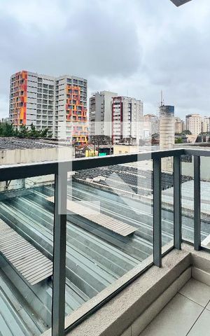 Apartamento para alugar com 26m², 1 quarto e sem vagaSacada