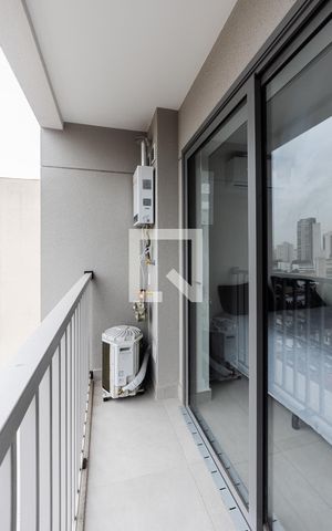 Apartamento à venda com 28m², 1 quarto e sem vagaVaranda