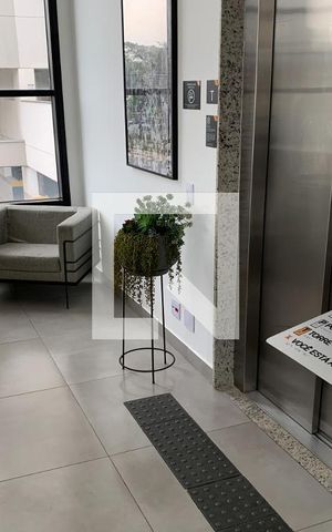 Apartamento para alugar com 35m², 1 quarto e 1 vaga Apartamento para alugar com 35m², 1 quarto e 1 vagaHall