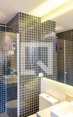 Apartamento à venda com 67m², 2 quartos e 1 vaga Apartamento à venda com 67m², 2 quartos e 1 vagaBanheiro Social