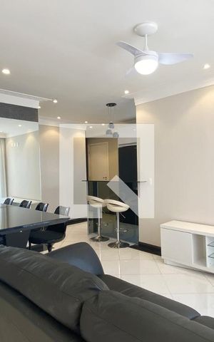 Apartamento para alugar com 69m², 1 quarto e 2 vagasSala