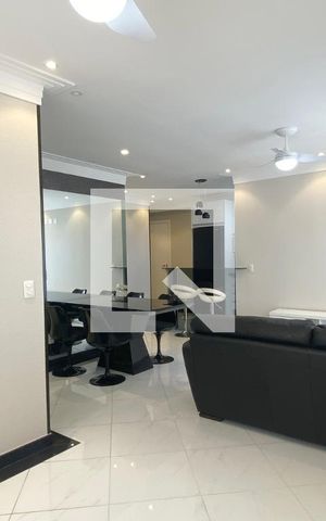 Apartamento para alugar com 69m², 1 quarto e 2 vagasSala