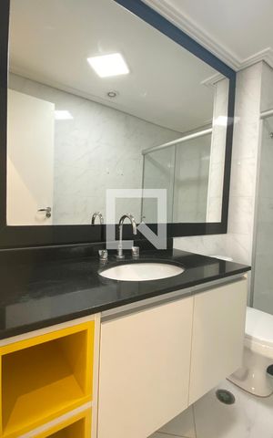 Apartamento para alugar com 69m², 1 quarto e 2 vagasBanheiro da Suíte