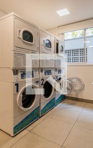 Studio para alugar com 37m², 1 quarto e 1 vagaLavanderia