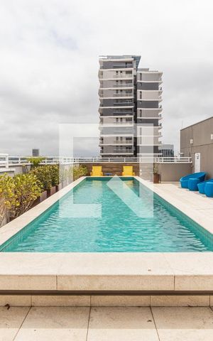 Studio para alugar com 37m², 1 quarto e 1 vagaPiscina