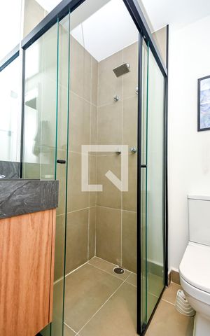 Studio à venda com 19m², 1 quarto e sem vaga Studio à venda com 19m², 1 quarto e sem vagaBanheiro