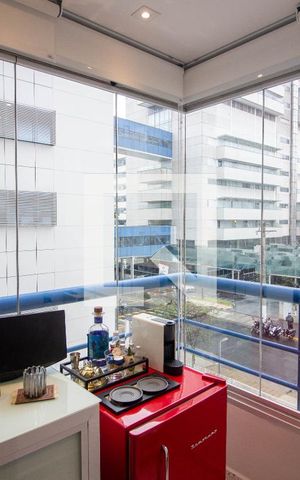 Apartamento para alugar com 41m², 1 quarto e 1 vaga Apartamento para alugar com 41m², 1 quarto e 1 vagaVaranda