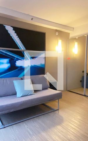Studio à venda com 28m², 1 quarto e 1 vagaSala/Quarto