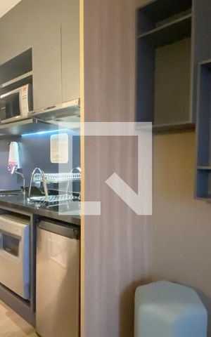 Studio à venda com 28m², 1 quarto e 1 vagaCozinha