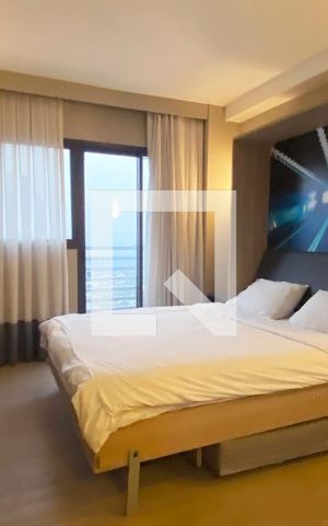 Studio à venda com 28m², 1 quarto e 1 vagaSala/Quarto