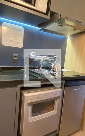 Studio à venda com 28m², 1 quarto e 1 vagaCozinha
