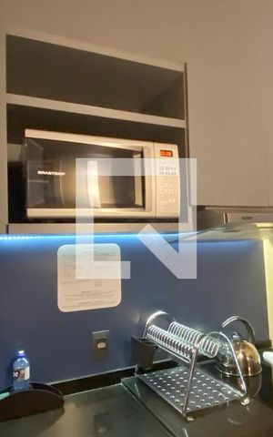Studio à venda com 28m², 1 quarto e 1 vagaCozinha