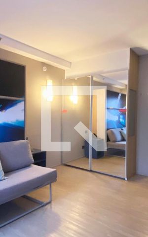 Studio à venda com 28m², 1 quarto e 1 vagaSala/Quarto