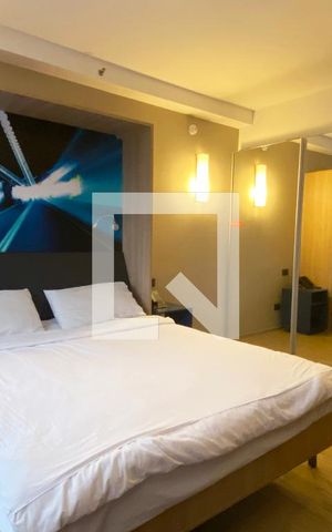 Studio à venda com 28m², 1 quarto e 1 vagaSala/Quarto
