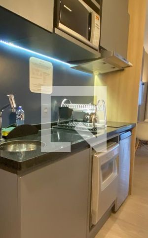Studio à venda com 28m², 1 quarto e 1 vagaCozinha
