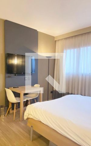 Studio à venda com 28m², 1 quarto e 1 vagaSala/Quarto