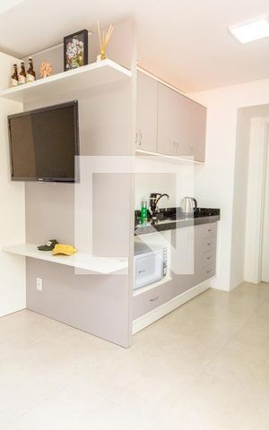 Studio à venda com 30m², 1 quarto e sem vaga Studio à venda com 30m², 1 quarto e sem vagaSala/Quarto