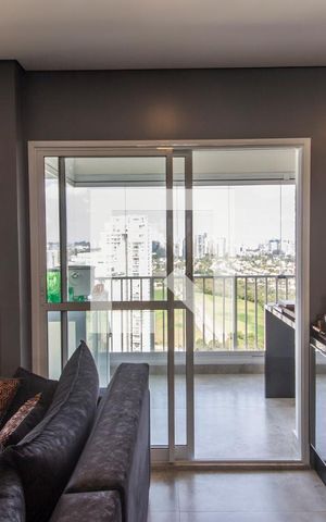 Apartamento à venda com 54m², 1 quarto e 2 vagasVaranda
