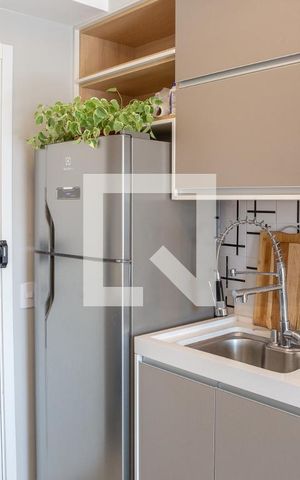Apartamento à venda com 29m², 1 quarto e sem vaga Apartamento à venda com 29m², 1 quarto e sem vagaCozinha e Área de Serviço
