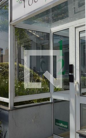 Apartamento à venda com 45m², 2 quartos e 1 vagaFachada + Plaquinha