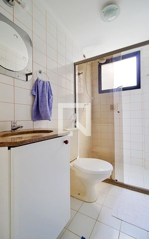 Apartamento para alugar com 57m², 2 quartos e 1 vaga Apartamento para alugar com 57m², 2 quartos e 1 vagaBanheiro