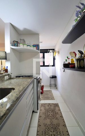Apartamento à venda com 52m², 1 quarto e 1 vagaCozinha