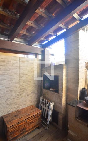 Casa de condomínio para alugar com 110m², 2 quartos e 1 vagaChurrasqueira