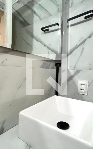 Apartamento para alugar com 48m², 1 quarto e sem vaga Apartamento para alugar com 48m², 1 quarto e sem vagaBanheiro