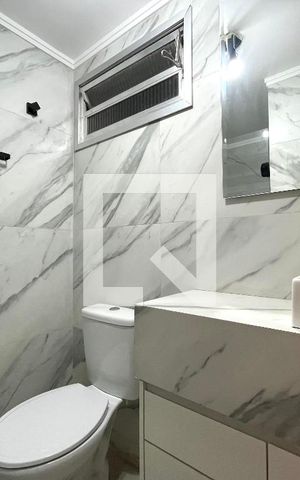 Apartamento para alugar com 48m², 1 quarto e sem vaga Apartamento para alugar com 48m², 1 quarto e sem vagaBanheiro