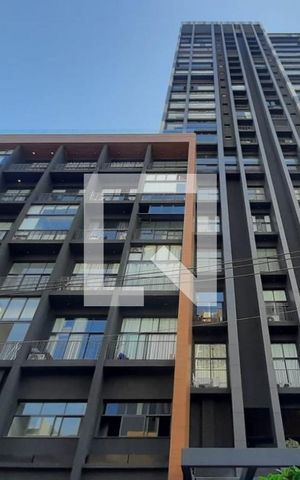 Studio para alugar com 27m², 1 quarto e sem vaga Studio para alugar com 27m², 1 quarto e sem vagaFachada