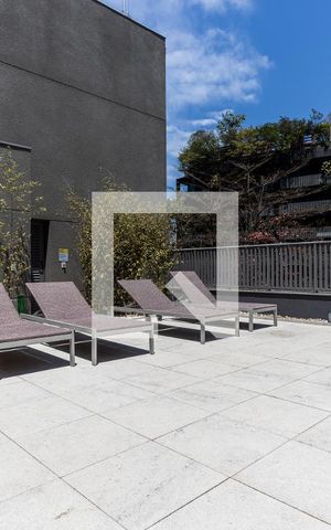 Studio para alugar com 25m², 1 quarto e sem vagaPiscina