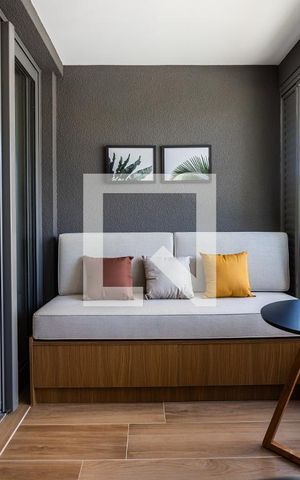 Studio para alugar com 25m², 1 quarto e sem vagaVaranda