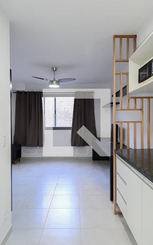 Studio para alugar com 24m², 1 quarto e sem vaga Studio para alugar com 24m², 1 quarto e sem vagaSala/Cozinha