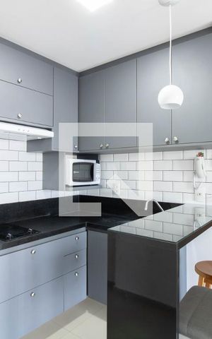 Studio para alugar com 37m², 1 quarto e 1 vaga Studio para alugar com 37m², 1 quarto e 1 vagaCozinha