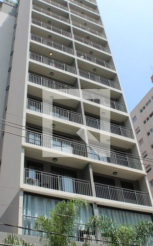 Studio à venda com 23m², 1 quarto e sem vagaFachada do Prédio