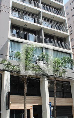 Studio à venda com 23m², 1 quarto e sem vagaFachada e portaria