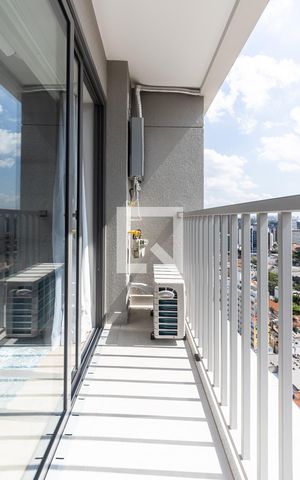 Studio à venda com 27m², 1 quarto e sem vagaVaranda