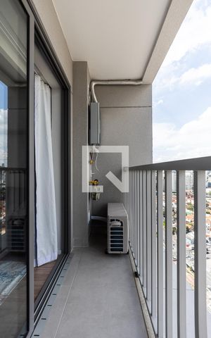 Studio à venda com 28m², 1 quarto e sem vagaVaranda
